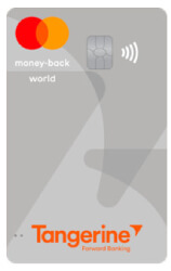 Tangerine Money-Back World Mastercard